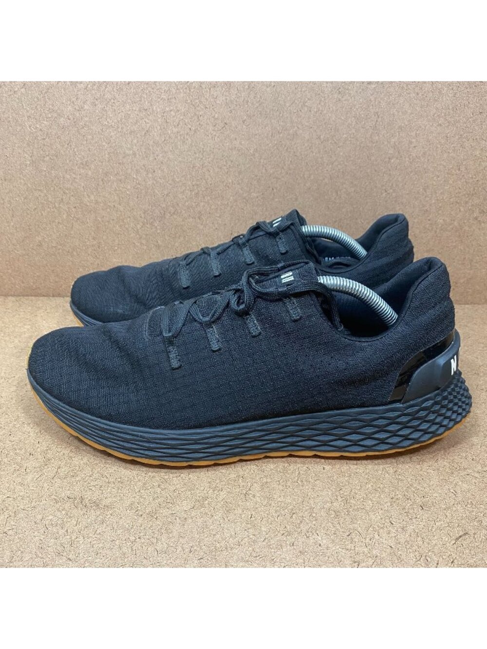 Nobull Mens Allday 365 Black Ripstop Trainers Size 11 Lightweight Shoes Gum Sole